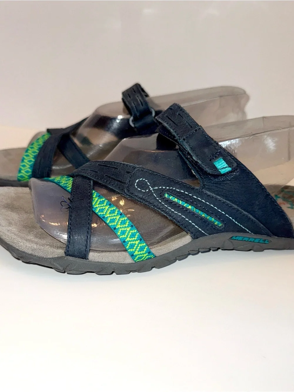 Merrell Terran Lattice II Navy Blue Strappy Sandals  Women's Size 7 - Picture 4 of 12